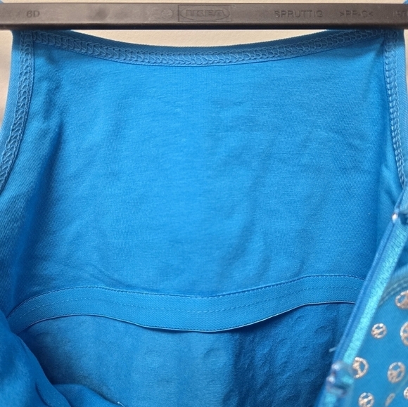 BCG Peace Cami Tank Top Blue XS - Picture 4 of 6